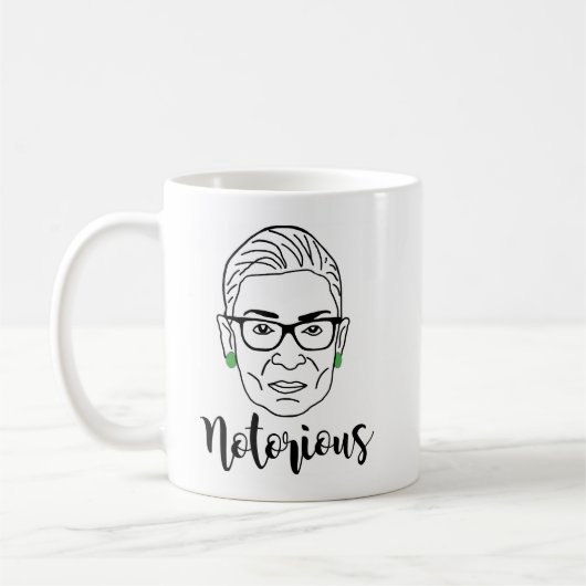Mug RBG - Ruth Bader Ginsburg (Gauche)