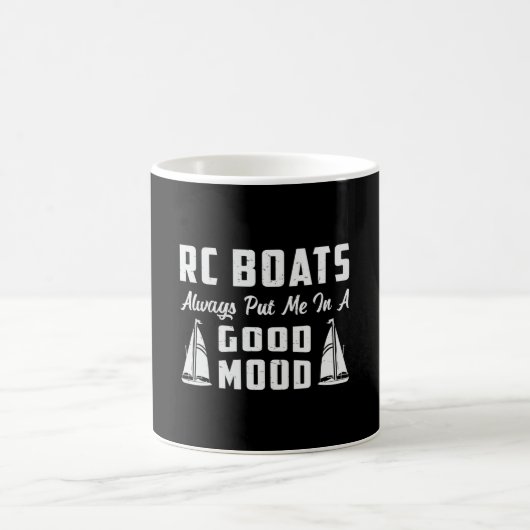 Mug RC Boat Me Placer De Bonne Humeur Modèle Funny RC  (Centre)