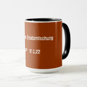 Mug RDA Cafeetasse (Devant droit)