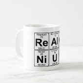 Mug Re-Al-GE-Ni-U-s (vrai génie) - complètement (Devant gauche)