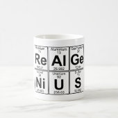 Mug Re-Al-GE-Ni-U-s (vrai génie) - complètement (Centre)