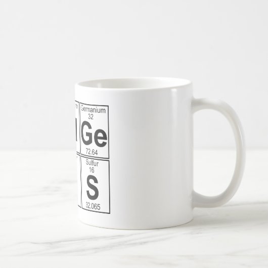 Mug Re-Al-GE-Ni-U-s (vrai génie) - complètement (Droite)