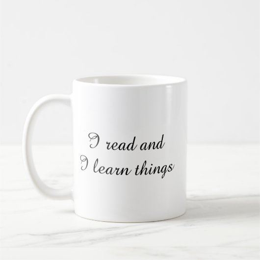Mug Read and Learn (Gauche)