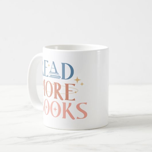 Mug Read More Books (Devant gauche)