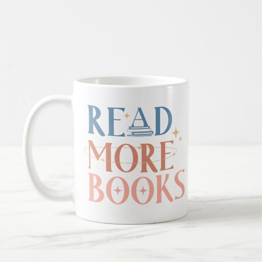 Mug Read More Books (Gauche)