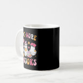 Mug Read More Books Ghosts Reading Book Funny Teacher  (Devant gauche)