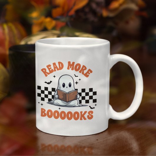 Mug Read More Boooooks Halloween Gift