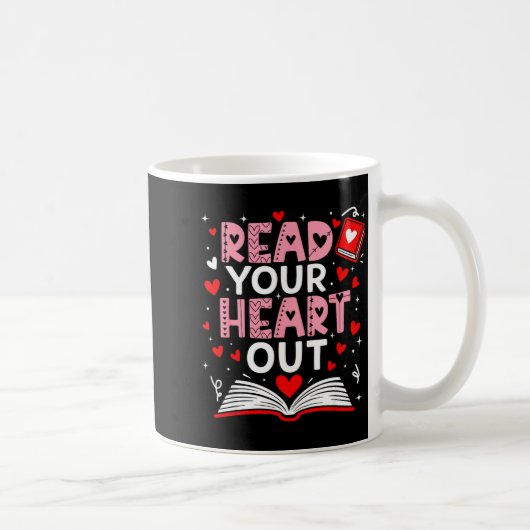 Mug Read Your Heart Out Valentine Reading Book Girl Ki (Droite)