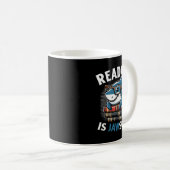 Mug Reading Is Jawsome Shark Books Bookworm Reader  (Devant droit)