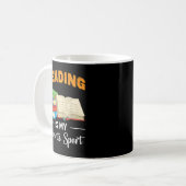 Mug Reading Is My Favorite Sport T-Shirt (Devant gauche)