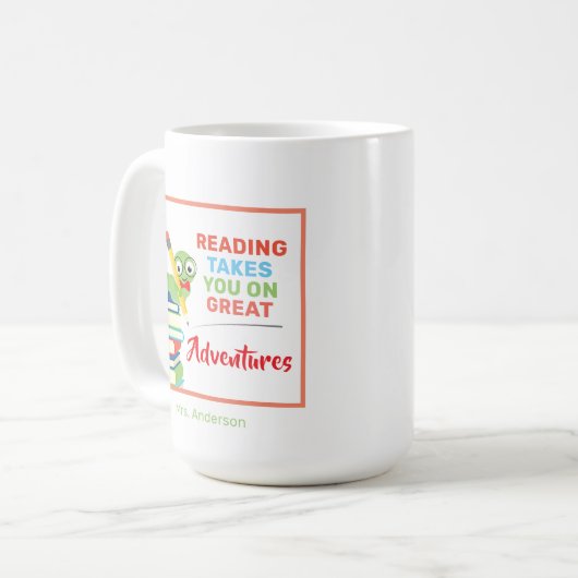 Mug Reading vous emmène sur Great Aventures Bookwort (Devant gauche)