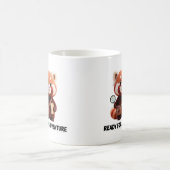 Mug Ready For Adventure Cute Red Panda Explorer (Centre)