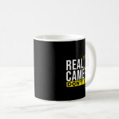 Mug Real Cameras Don't Text Cool Photography  (Devant droit)