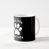 Mug Real Men Love Cats Texte Personnalisé (Devant droit)