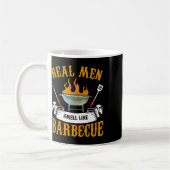 Mug Real Men Smell Like Byrbecue Bbq Grilling Grill Co (Gauche)