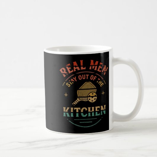 Mug Real Men Stay Out Of The Kitchen Funny Ckleball Vi (Droite)