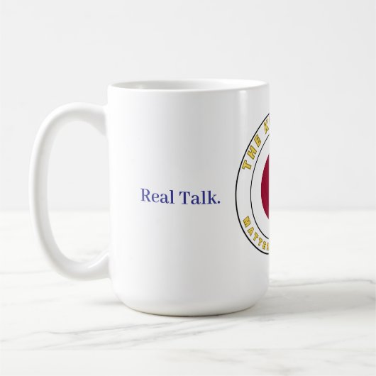 Mug Real Talk. Real Kindness. (Gauche)