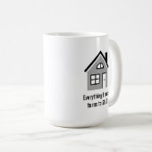 Mug Réalisateur amusant / Agent immobilier (Devant droit)
