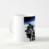 Mug Réalisation de l'alpiniste hiver de neige (Devant gauche)