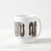 Mug Réalisez Votre Équilibre Serpents Floraux (Devant droit)