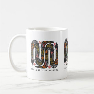 Mug Réalisez Votre Équilibre Serpents Floraux