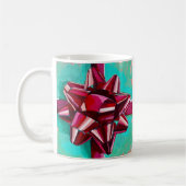 Mug Realistic Bow Painting - Holiday Decor (Gauche)