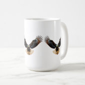 Mug Realistic Eagle in Flight – Cinematic Wildlife Art (Devant droit)