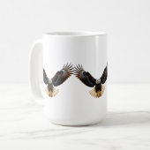 Mug Realistic Eagle in Flight – Cinematic Wildlife Art (Devant gauche)