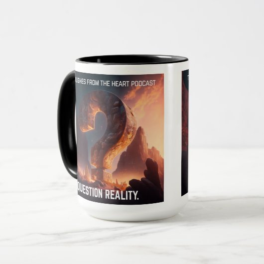 Mug Réalité de la question (Devant gauche)