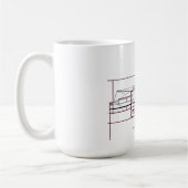 Mug Réalité fragmentée - Expression architecturale (Gauche)