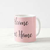 Mug Realtor bienvenue maison chauffage ajouter votre n (Devant droit)
