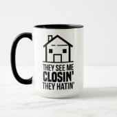 Mug Realtor Ils Me Voient Fermer Agent Immobilier (Gauche)