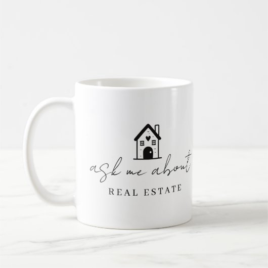 Mug Realtor Me Demandez À Propos Immobilier Promotionn (Gauche)