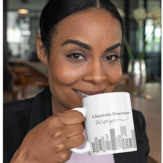 Mug Réaltor Noir & Blanc Classique