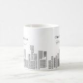 Mug Réaltor Noir & Blanc Classique (Centre)