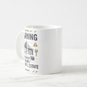 Mug Realtor Warning May Sntaneously Start Talking Abou (Devant gauche)