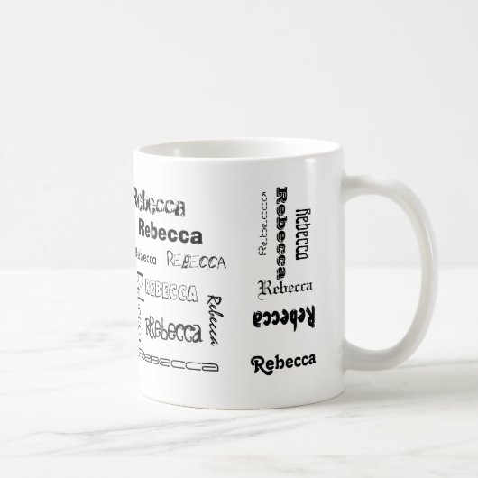 Mug Rebecca spécifique nommée (Droite)