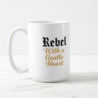Mug Rebel avec une conception douce de la typographie
