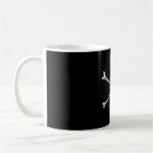 Mug Rebel crâne et os croisés (Gauche)