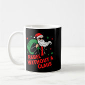 Mug Rebel Without A Claus– Cool Santa Leather Jacket C (Gauche)