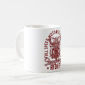 Mug Rébellion de la moto à pleine vitesse (Devant gauche)