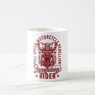 Mug Rébellion de la moto à pleine vitesse