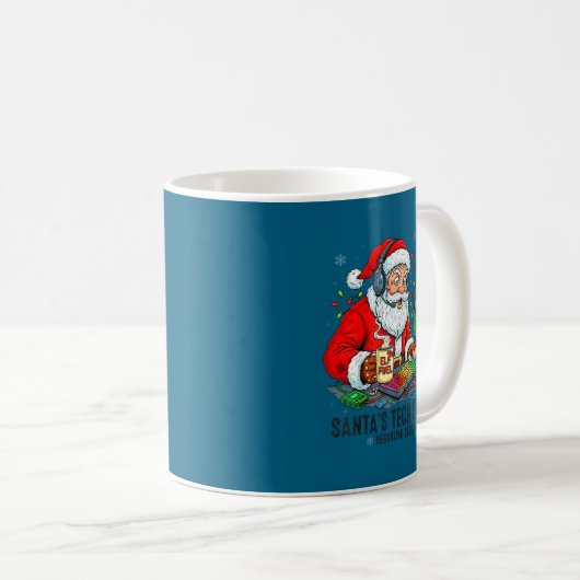 Mug Rebooting Support Santa Tech s Gift (Devant droit)