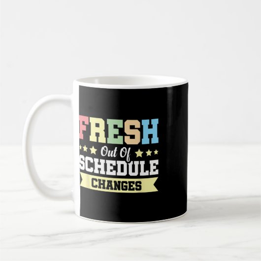 Mug Récemment en dehors des changements d'horaires (Gauche)