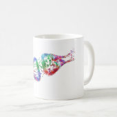 Mug Récepteur de synapse, neurologie, art médical (Devant droit)