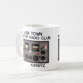 Mug Récepteur radio classique Hammarlund SP-600 (Devant gauche)