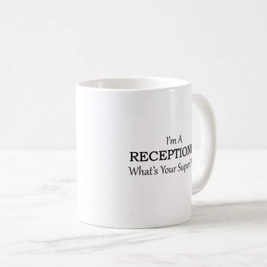 MUG RÉCEPTIONNISTE (Devant droit)