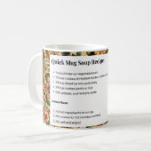 Mug Recette botanique de l'âge d'or (Devant gauche)