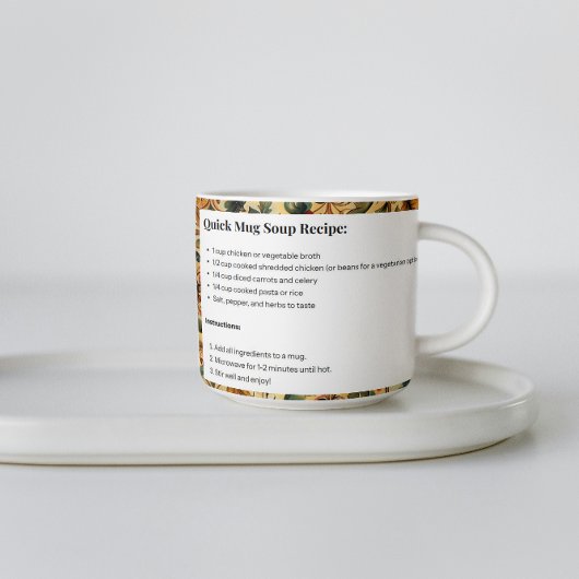 Mug Recette botanique de l'âge d'or