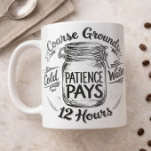 Mug Recette de café à infusion froide pendant la nuit 